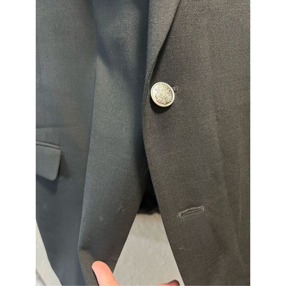 Michael Michael Kors Black Tux Top Men’s Size 50R 54% Polyester 44% Wool 2% Elas - Picture 3 of 16